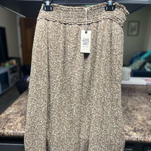 NWT Matilda Jane tan maxi skirt XXL